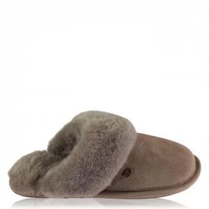 Image of Just Sheepskin New duchess mule slipper - Mink