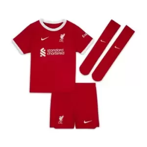 Image of Nike Liverpool Home Minikit 2023 2024 Infants - Red