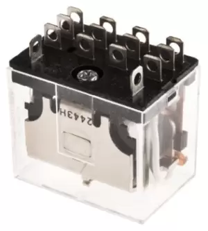 Image of Omron, 230V ac Coil Non-Latching Relay 4PDT, 10A Switching Current Plug In, 4 Pole, LY4 AC230