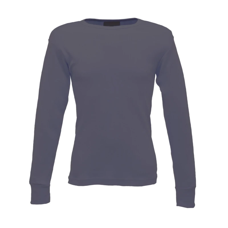 Image of Regatta Professional Mens Long-Sleeved Thermal Base Layers in Blue Size: XS Blue Male XS