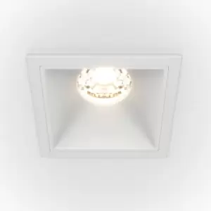 Image of Maytoni Maytoni Alfa LED Square Recessed Downlight White, 500lm, 3000K