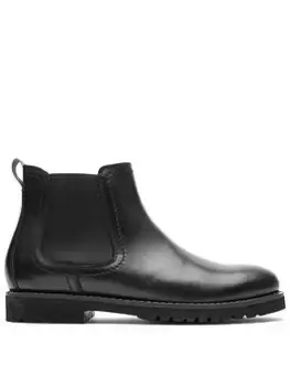 Image of Rockport Mitchell Chelsea Boots - Black, Size 8, Men