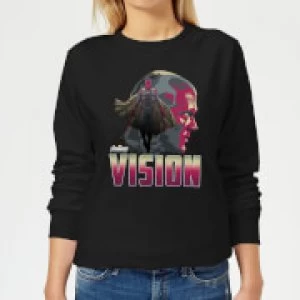 Image of Avengers Vision Womens Sweatshirt - Black - M