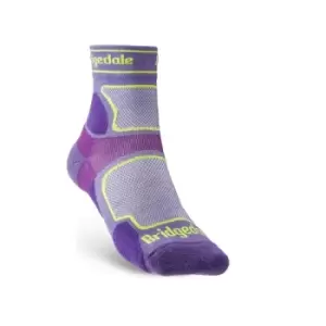 Image of Bridgedale TRAIL RUN Ultralight T2 Coolmax Sport 3/4 Crew Womens - Medium Purple