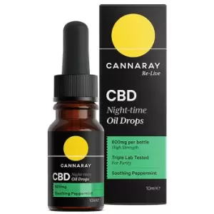 Image of Cannaray Night Time Oil Drops 600mg