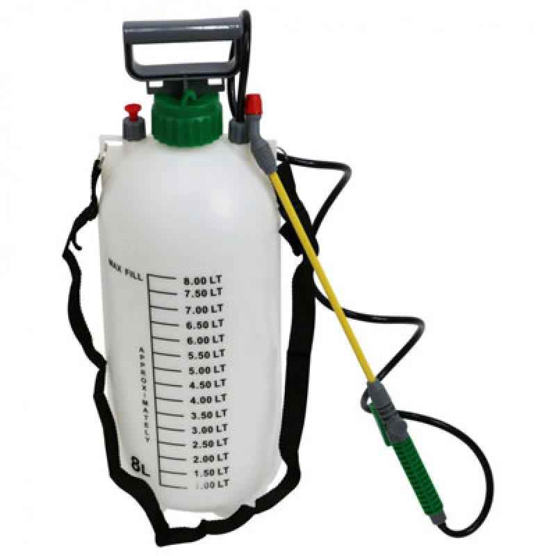 Image of Oypla 8L 8 Litre Pump Action Pressure Crop Garden Weed Sprayer