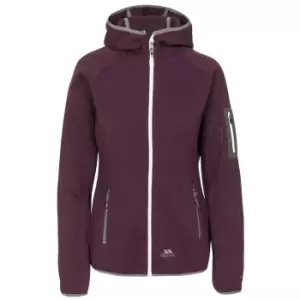 Image of Trespass Womens/Ladies Mona Lisa Hooded Fleece (XXS) (Potent Purple Marl)