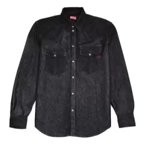 Image of Diesel D-Ocean Denim Shirt - Black