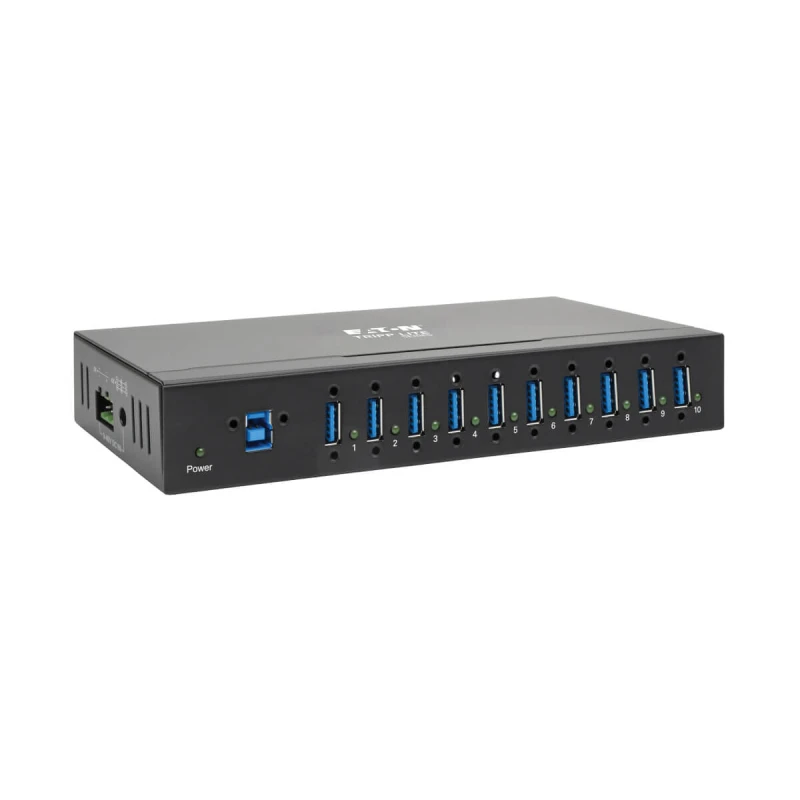 Image of Tripp Lite U360-010-IND 10-Port Industrial-Grade USB 3.x (5Gbps) Hub -
