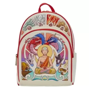 Image of Loungefly Avatar Aang Meditation Mini Backpack