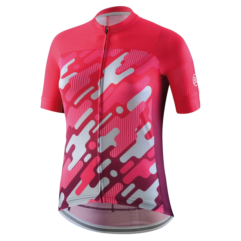 Image of Bicycle Line Womens Arya Short Sleeve Cycling Jersey Fushsia female 8 (XS)