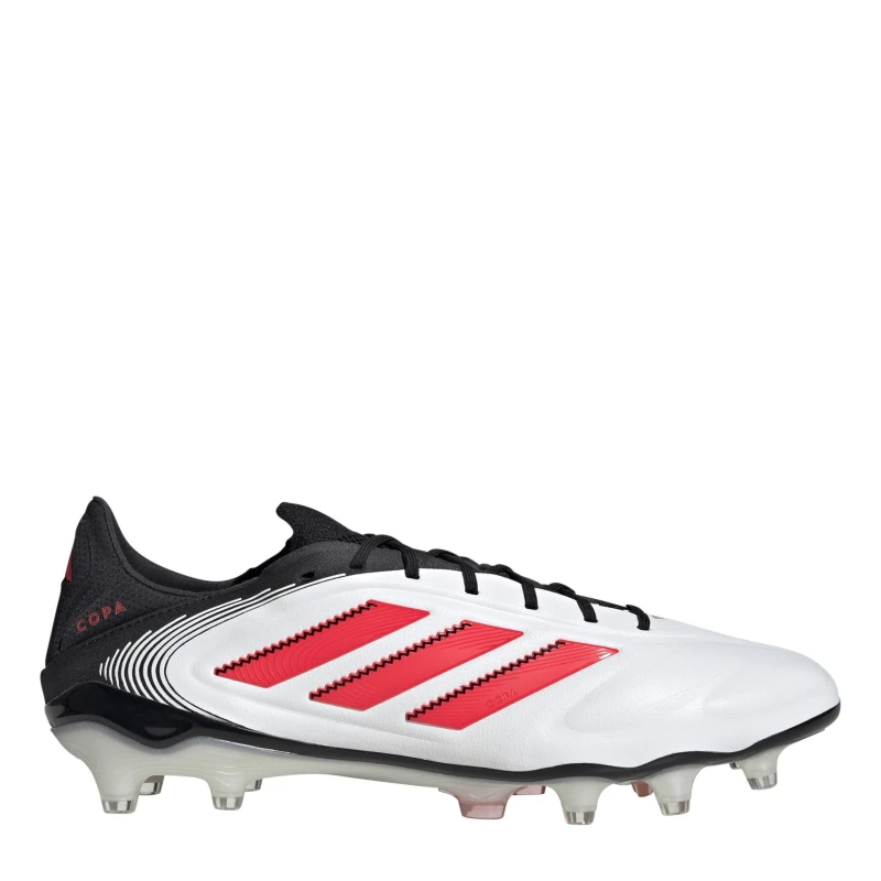 Image of adidas Copa Pure III Elite Adults Firm Ground Football Boots White/Red male 7 (40.7)
