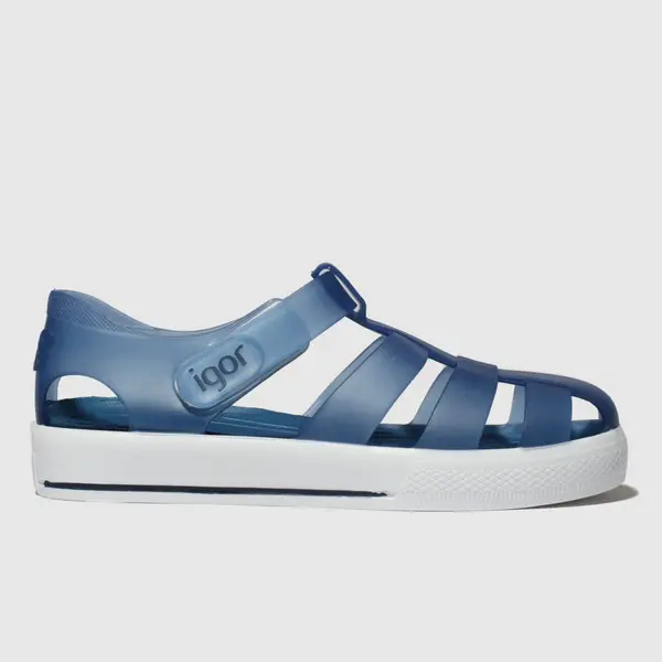 Image of Igor navy star Boys Junior sandals Navy UK 11 (EU 29)