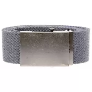 Image of Duke Mens Kingsize Edward Plain Webbing Belt (2XL) (Charcoal)