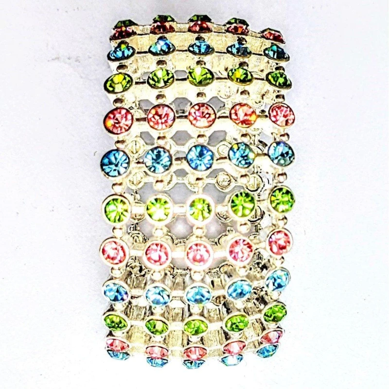 Image of Espree Multi colour fashion cuff bangle White unisex One Size