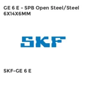 Image of GE 6 E - SPB Open Steel/Steel 6X14X6MM