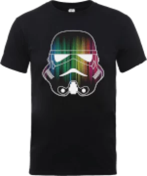 Image of Star Wars Vertical Lights Stormtrooper T-Shirt - Black