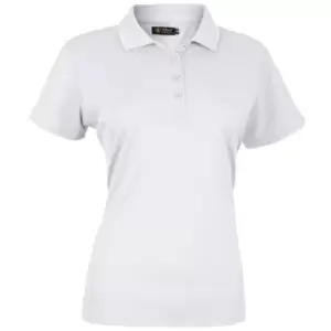 Image of Island Green Golf Polo Ladies - White
