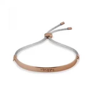 Image of Ladies Radley Rose Gold Plated Sterling Silver Radley Smile Bracelet