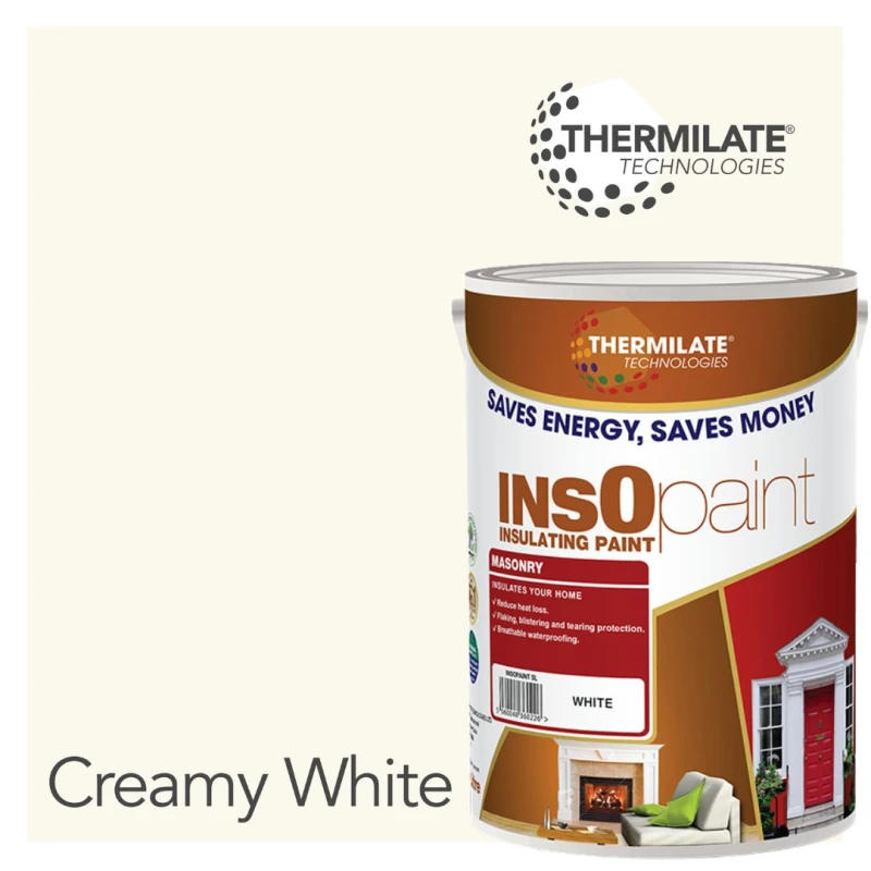Image of THERMILATE TECHNOLOGIES Exterior Masonry Paint - 5L in Londons Magnolia Londons Magnolia Unisex 5L