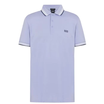 Image of Hugo Boss Athleisure Paddy Polo Shirt Open Blue Size XL Men