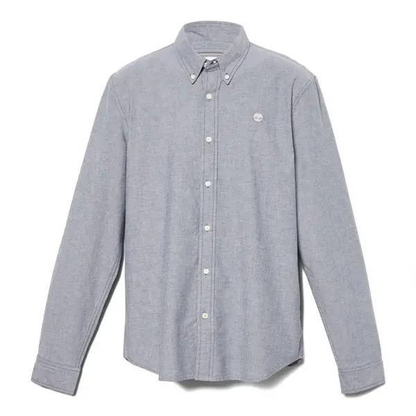 Image of Timberland Oxford Shirt - Blue S