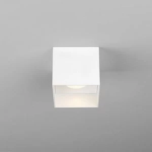 Image of LED 1 Light Square Surface Mounted Downlight Matt White