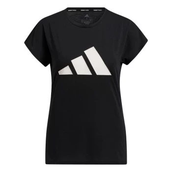 Image of adidas 3-Stripes Training T-Shirt Womens - Black / White
