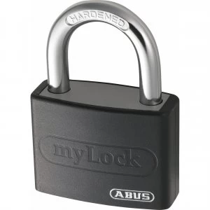 Image of Abus T65AL Series Aluminium Padlock Black Keyed Alike 40mm Standard 6401