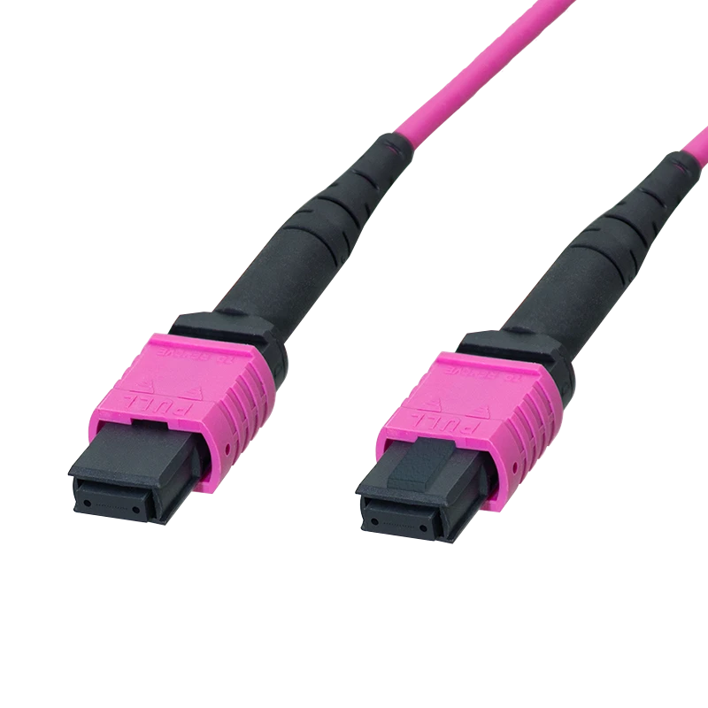 Image of LogiLink MPO Patch Cord 12 cores OM4. MPO/PC F/F. Type B. 3 m