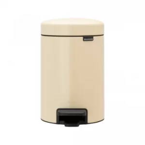 Image of Brabantia NewIcon 3 Litre Almond Pedal Bin Almond