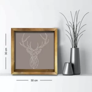 Image of 3030AHS-038 Multicolor Decorative Framed MDF Painting