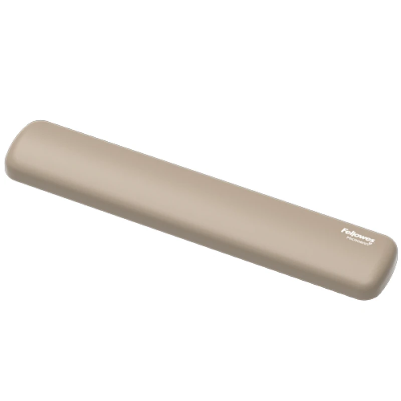 Image of FELLOWES Breyta Silicone Keyboard Wrist Rest - Sand, Cream 043859812387