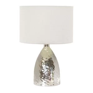 Image of The Lighting and Interiors Group Medina Touch Table Lamp - Chrome