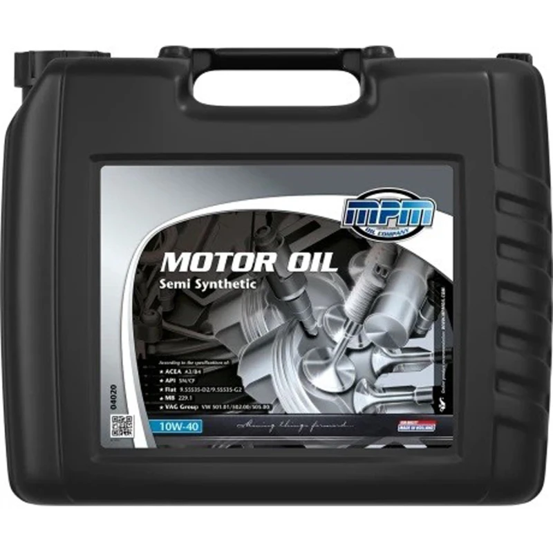 Image of MPM 04020 Engine oil Motor Oil 10W-40 Semi Synthetic Capacity: 20l, Part Synthetic Oil Engine Oil (1862)