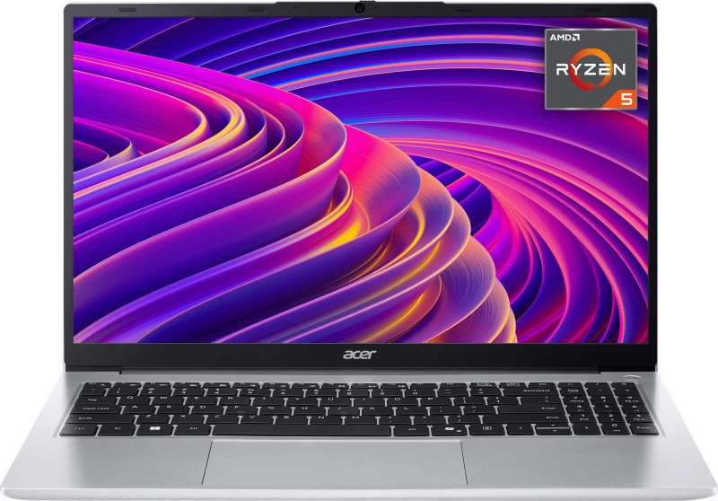 Image of Acer 15.6" Laptop - AMD Ryzen 5, 512GB SSD, 16GB RAM - Silver