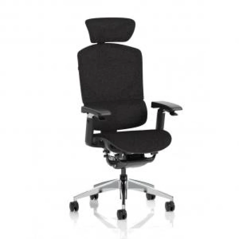 Image of Ergo Click Plus Chair Black FabriMesh With Headrest PO000062