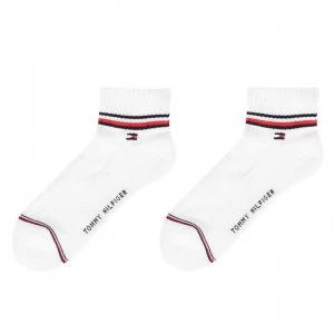Image of Tommy Bodywear Icon 2 Pack Socks - White