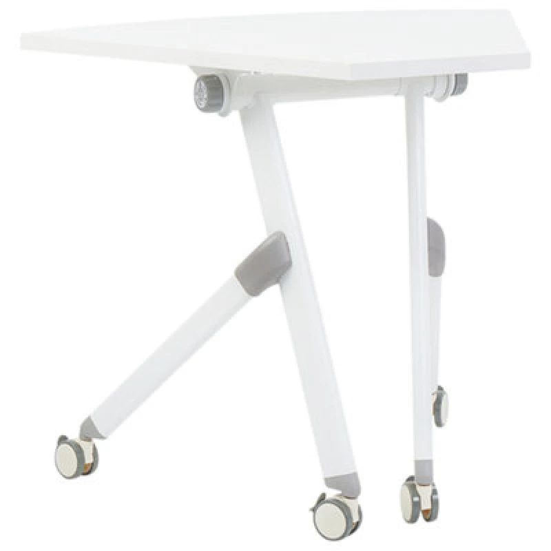 Image of Beliani Foldable Corner Desk Module Bendi White 90 Cm 64 Cm