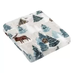 Image of Arcticus Throw White/Blue