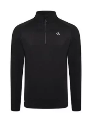 Image of Dare 2b Dare 2b Fuse Up Ii Core Stretch 1/2 Zip Top, Black Size XL Men