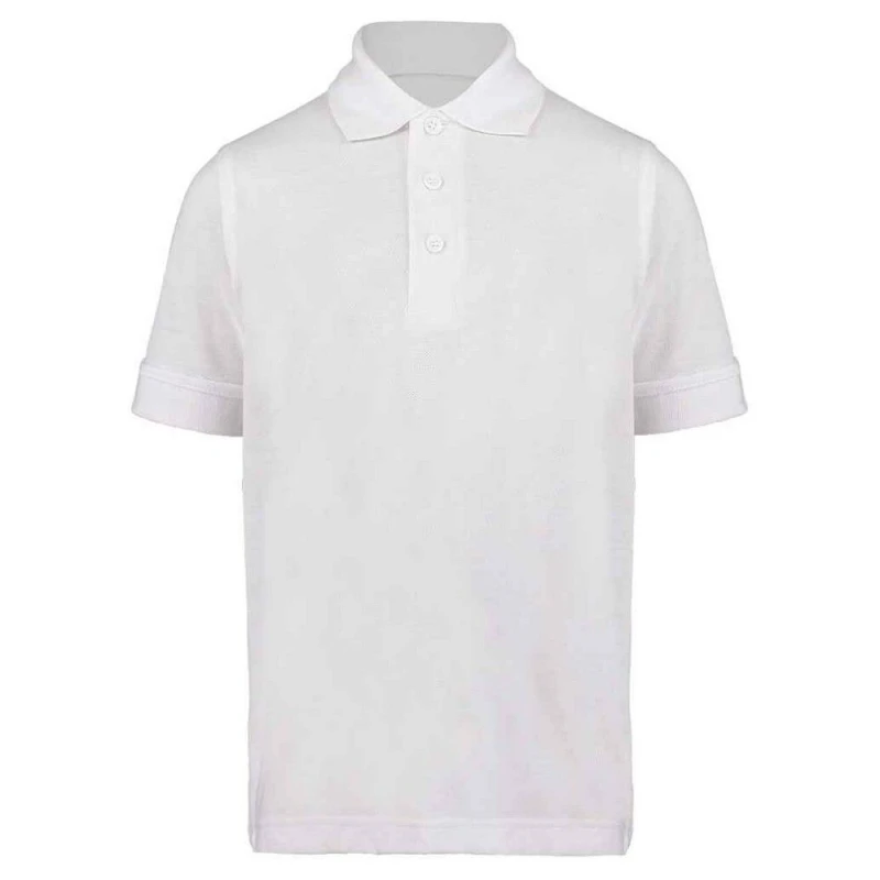 Image of Kustom Kit Klassic Superwash 60C Polo Shirt in White Size: 3-4 Years White Unisex 3-4 Years