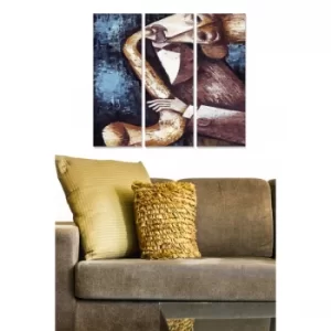 Image of MDF28667470 Multicolor Decorative MDF Painting (3 Pieces)