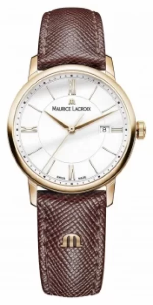 Image of Maurice Lacroix Eliros Womens White Dial Brown Leather Watch