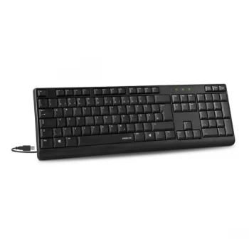 Image of Speedlink Niala USB Ergonomic Full Size Keyboard UK Layout Black - SL-640001-BK-uk