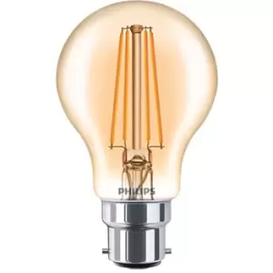 Image of Philips 7.5W LED BC B22 GLS Amber Warm White Dimmable - 70958