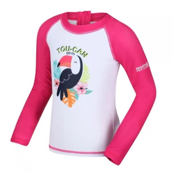 Image of Regatta Valo Rash Swimming Suit - Duchess