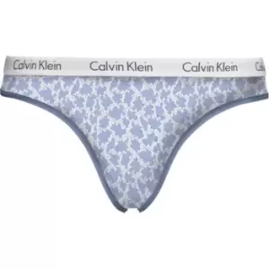Image of Calvin Klein Caros Lace Brazilian Briefs - Blue