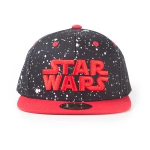 Image of Star Wars - Red Space Unisex Snapback Baseball Cap - Black/Red
