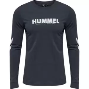 Image of Hummel Legacy Long Sleeve T Shirt Mens - Blue